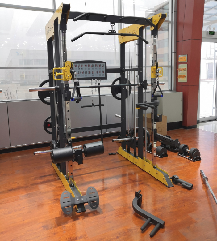 Express Multi Functional Smith Machine Plate Loaded