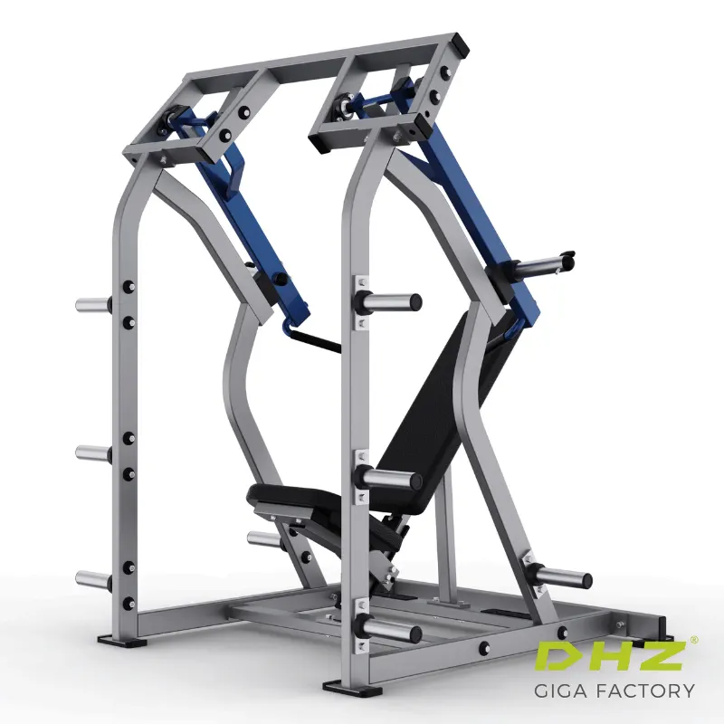 Plate-Loaded Split-Move Shoulder Press